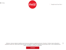 Tablet Screenshot of coca-cola.it