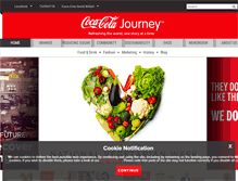 Tablet Screenshot of coca-cola.co.uk