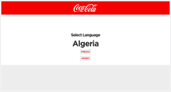 Desktop Screenshot of coca-cola.dz