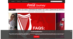 Desktop Screenshot of coca-cola.ie