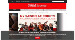 Desktop Screenshot of coca-cola.dk